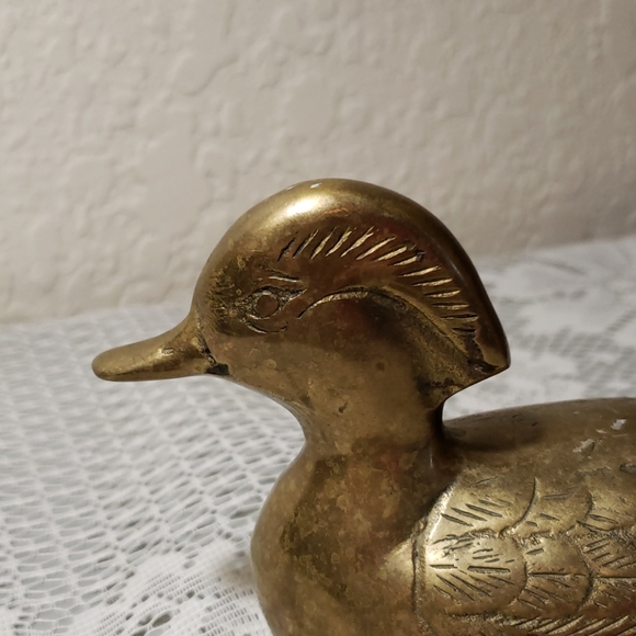 Brass Mandarin duck - Picture 3 of 5